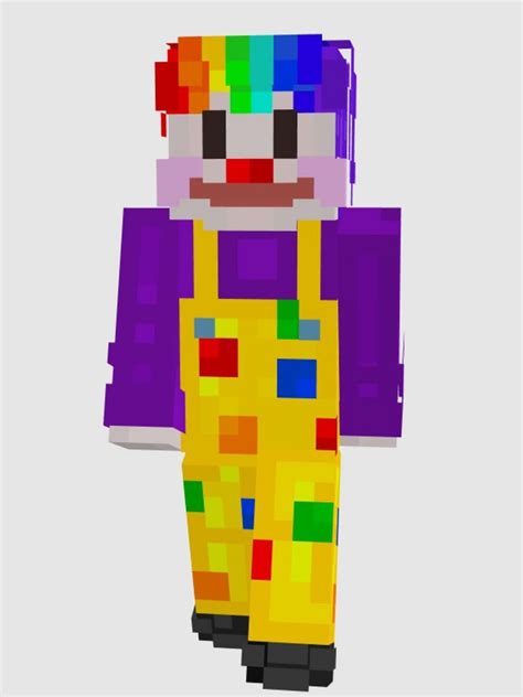 minecraft clown skin